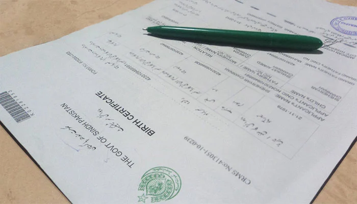 Child Registration Certificate